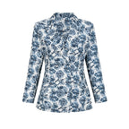 Flowering Girl Women Morgane floral-print jacket & trousers matching set