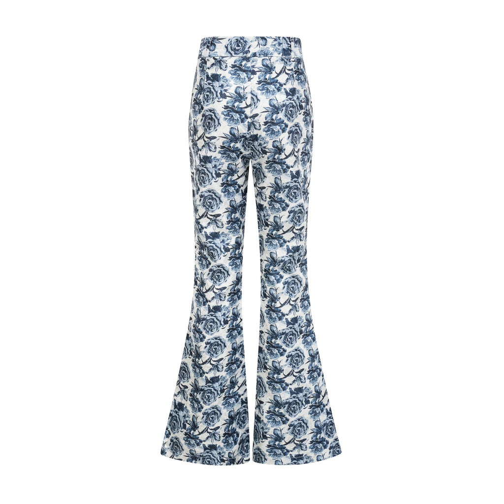 Flowering Girl Women Morgane floral-print jacket & trousers matching set
