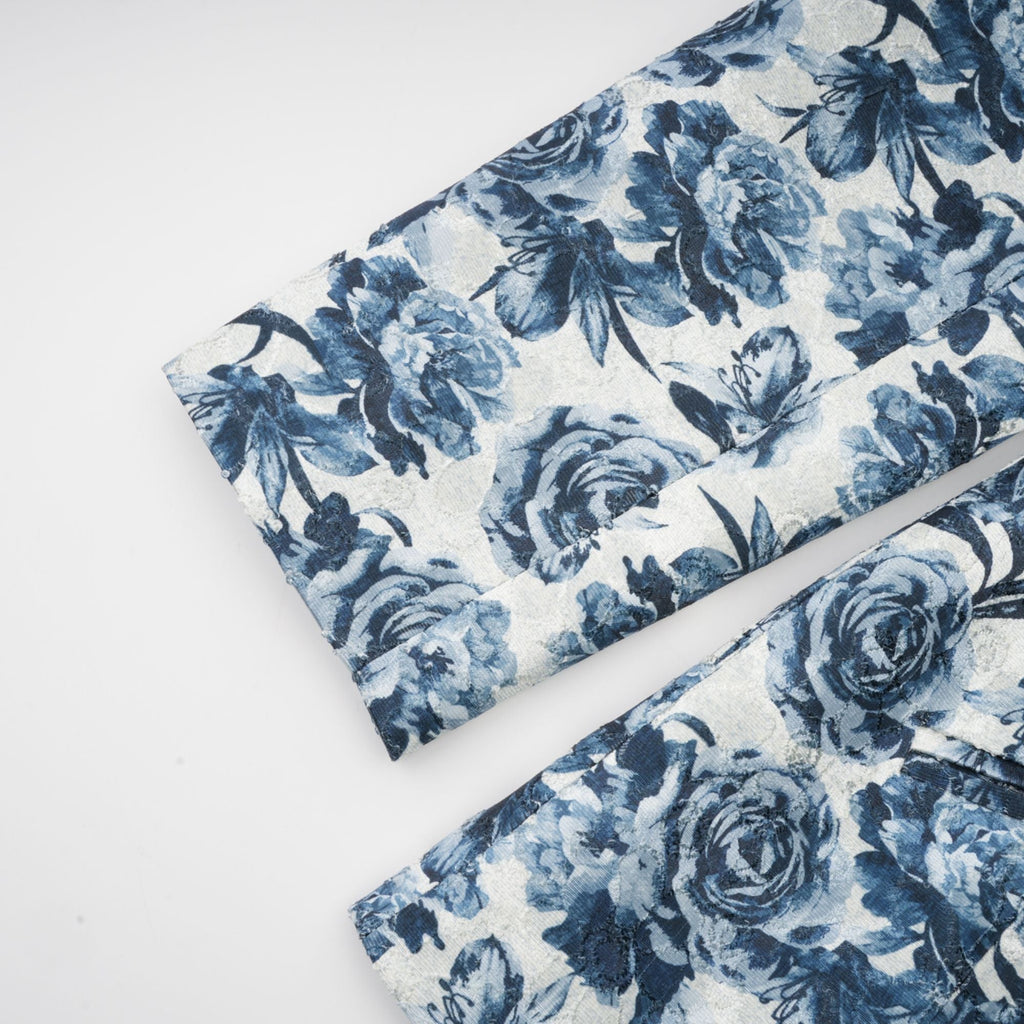 Flowering Girl Women Morgane floral-print jacket & trousers matching set