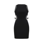 Flowering Girl Women Lila crystal embellished cut-out mini dress