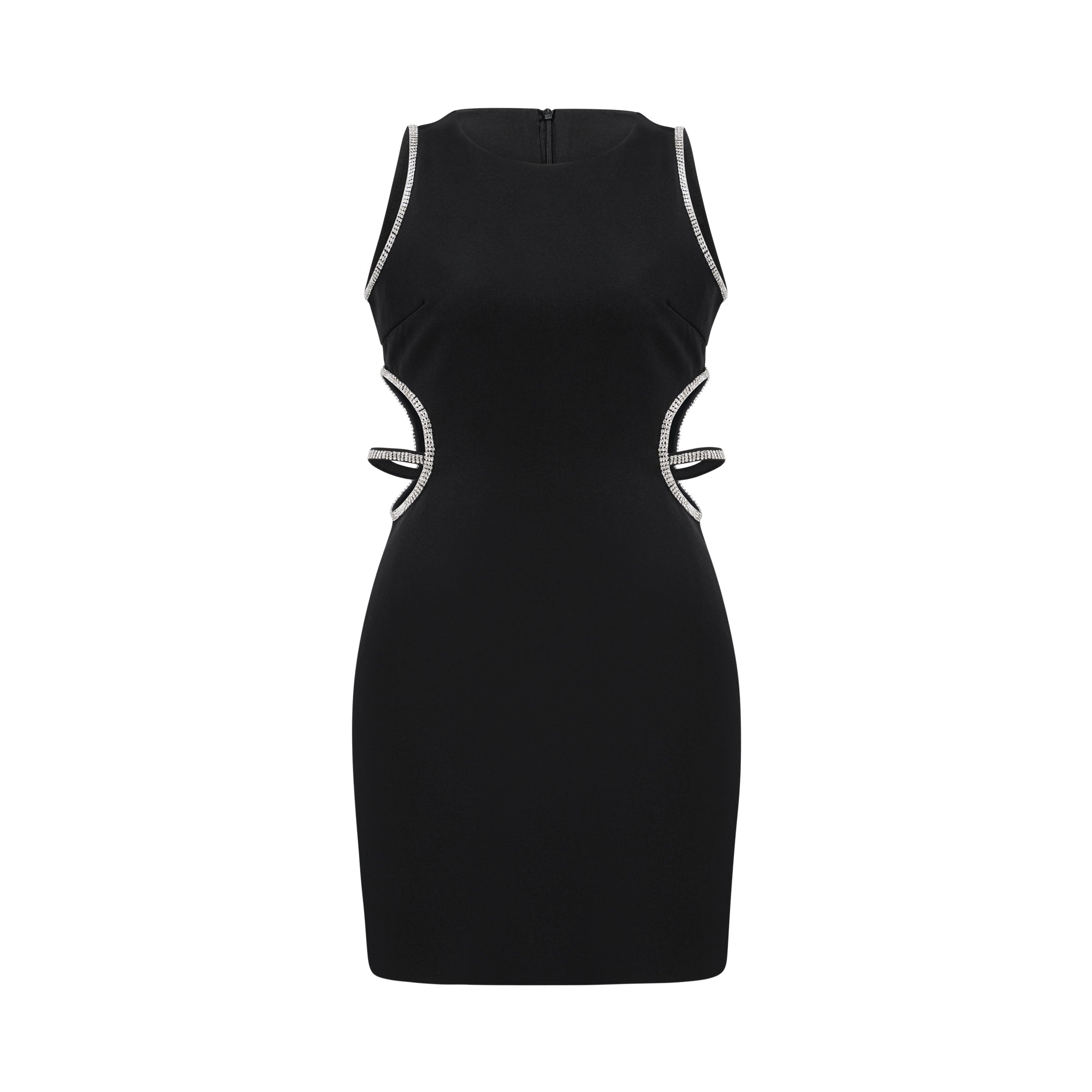 Flowering Girl Women Lila crystal embellished cut-out mini dress