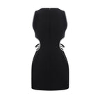 Flowering Girl Women Lila crystal embellished cut-out mini dress