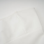 Nathalie White Tulle-Panelling Maxi Dress