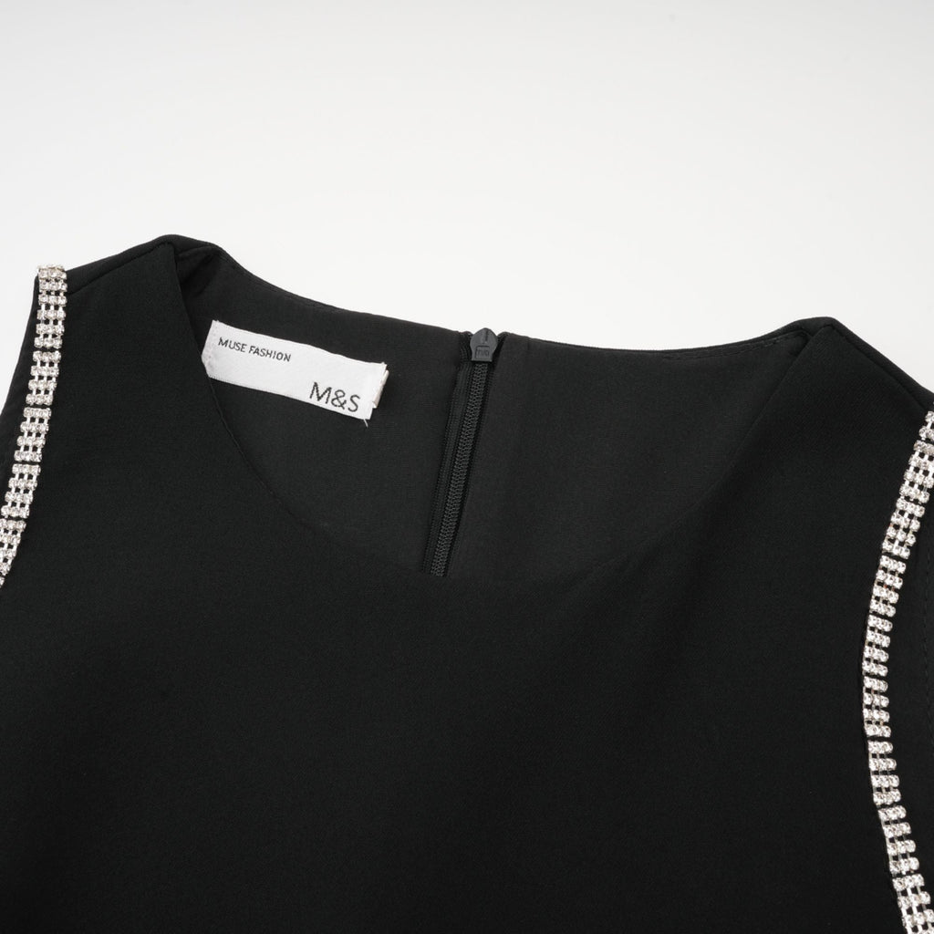 Flowering Girl Women Lila crystal embellished cut-out mini dress