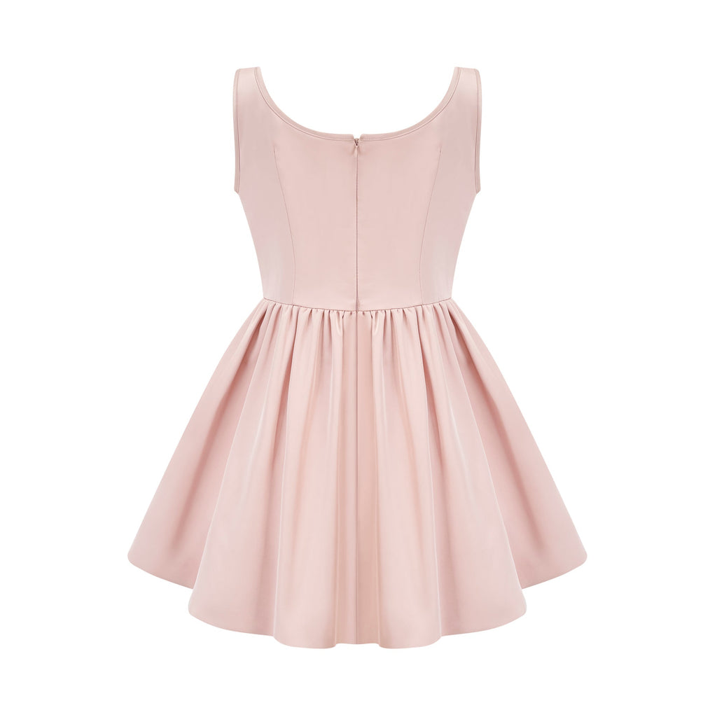 Flowering Girl Women Axelle pleated crystal embellished mini dress