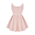 Flowering Girl Women Axelle pleated crystal embellished mini dress