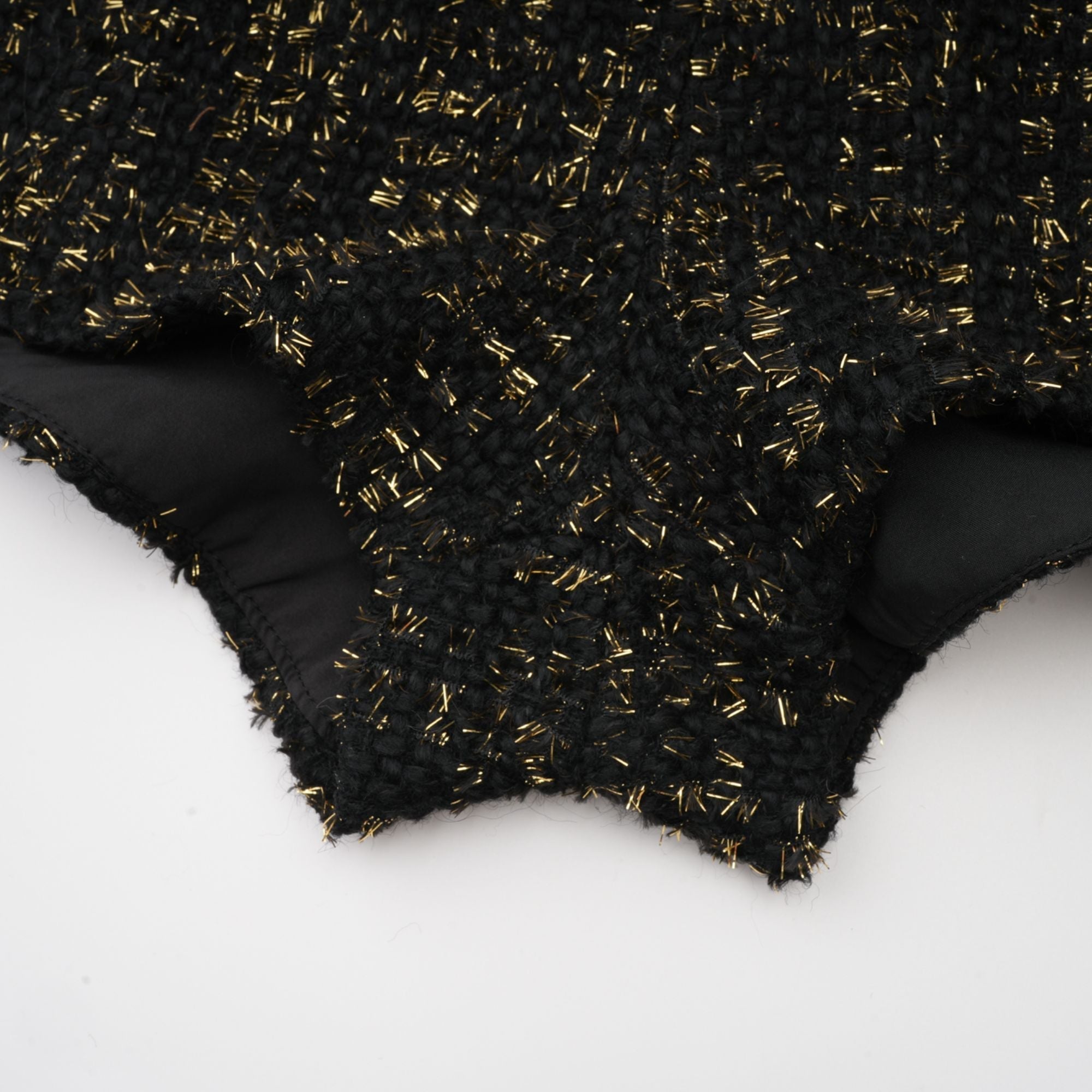 Flowering Girl Women Claudine black metallic tweed jacket & shorts matching set
