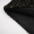 Flowering Girl Women Claudine black metallic tweed jacket & shorts matching set