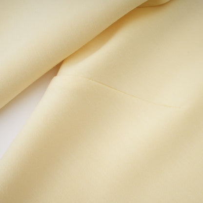 murray Yellow Pearl Trim Shawl Detail Maxi Dress