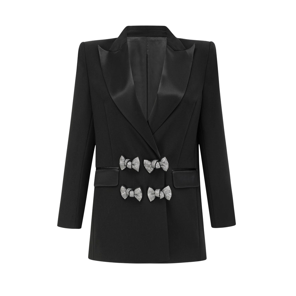 Flowering Girl Women Thala crystal-embellished bow blazer