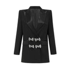 Flowering Girl Women Thala crystal-embellished bow blazer