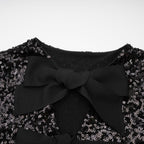 Flowering Girl Women Nerissa tie-front sequinned jacket