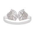 Zélie Sterling Silver Butterfly Shaped Gemstone Ring