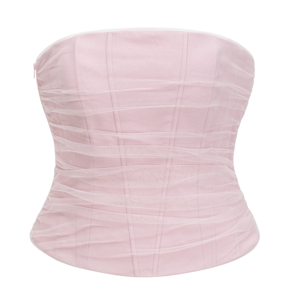 Flowering Girl Women Cape Bow Pearl Corset Pleated Maxi Dress