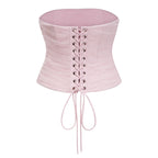 Flowering Girl Women Cape Bow Pearl Corset Pleated Maxi Dress