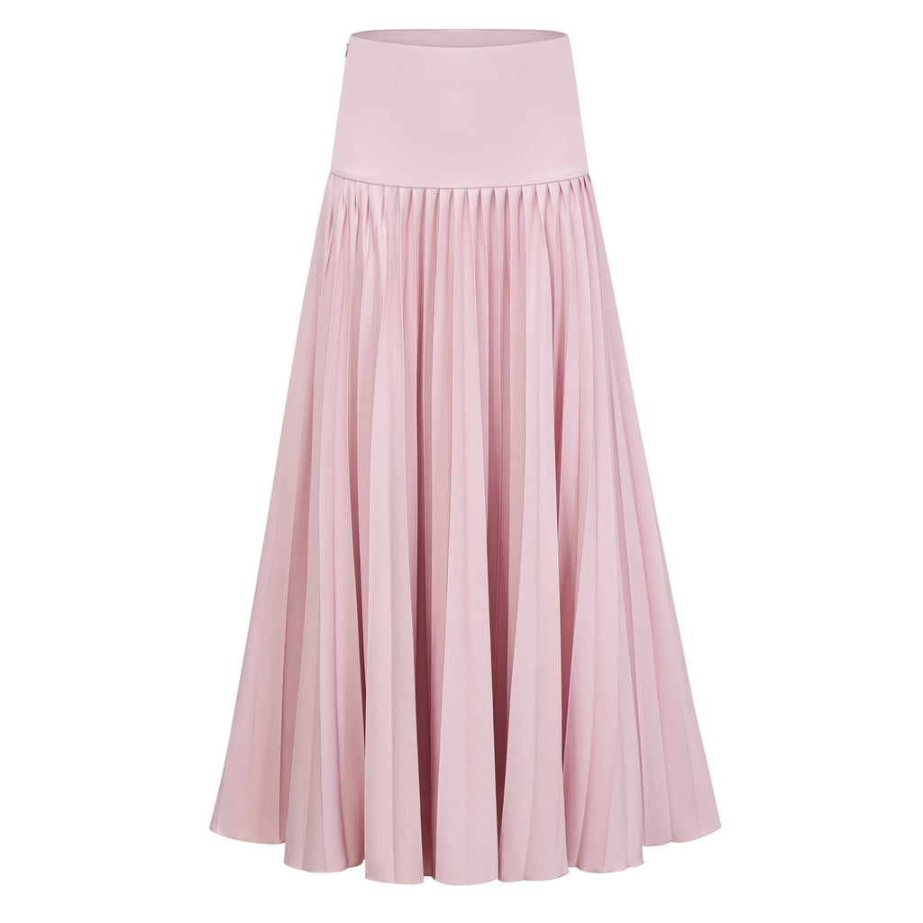 Flowering Girl Women Cape Bow Pearl Corset Pleated Maxi Dress