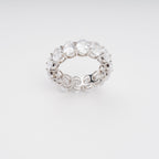 Drapé Oval Gemstone Sterling Silver Ring