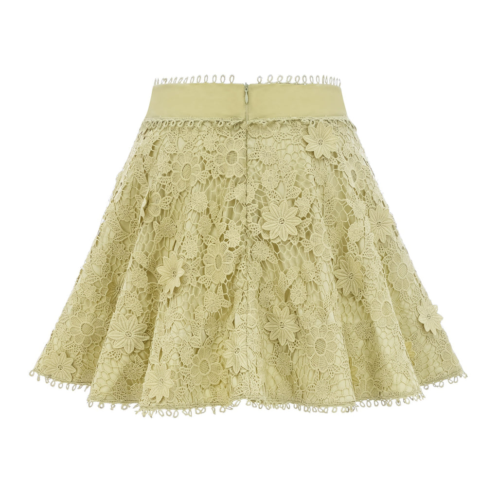 Flowering Girl Women Hélène floral embroidered shirt & skirt matching set