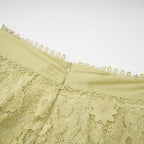 Flowering Girl Women Hélène floral embroidered shirt & skirt matching set
