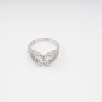 Zélie Sterling Silver Butterfly Shaped Gemstone Ring