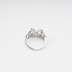 Zélie Sterling Silver Butterfly Shaped Gemstone Ring