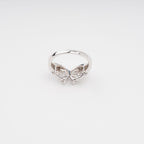 Zélie Sterling Silver Butterfly Shaped Gemstone Ring
