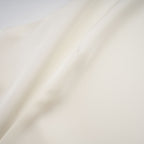 Lyna White Satin Ruffled Mini Dress With Shawl Panel Detail