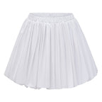 Flowering Girl Women tiffany White off-shoulder Ruched Blouse & Skirt Set
