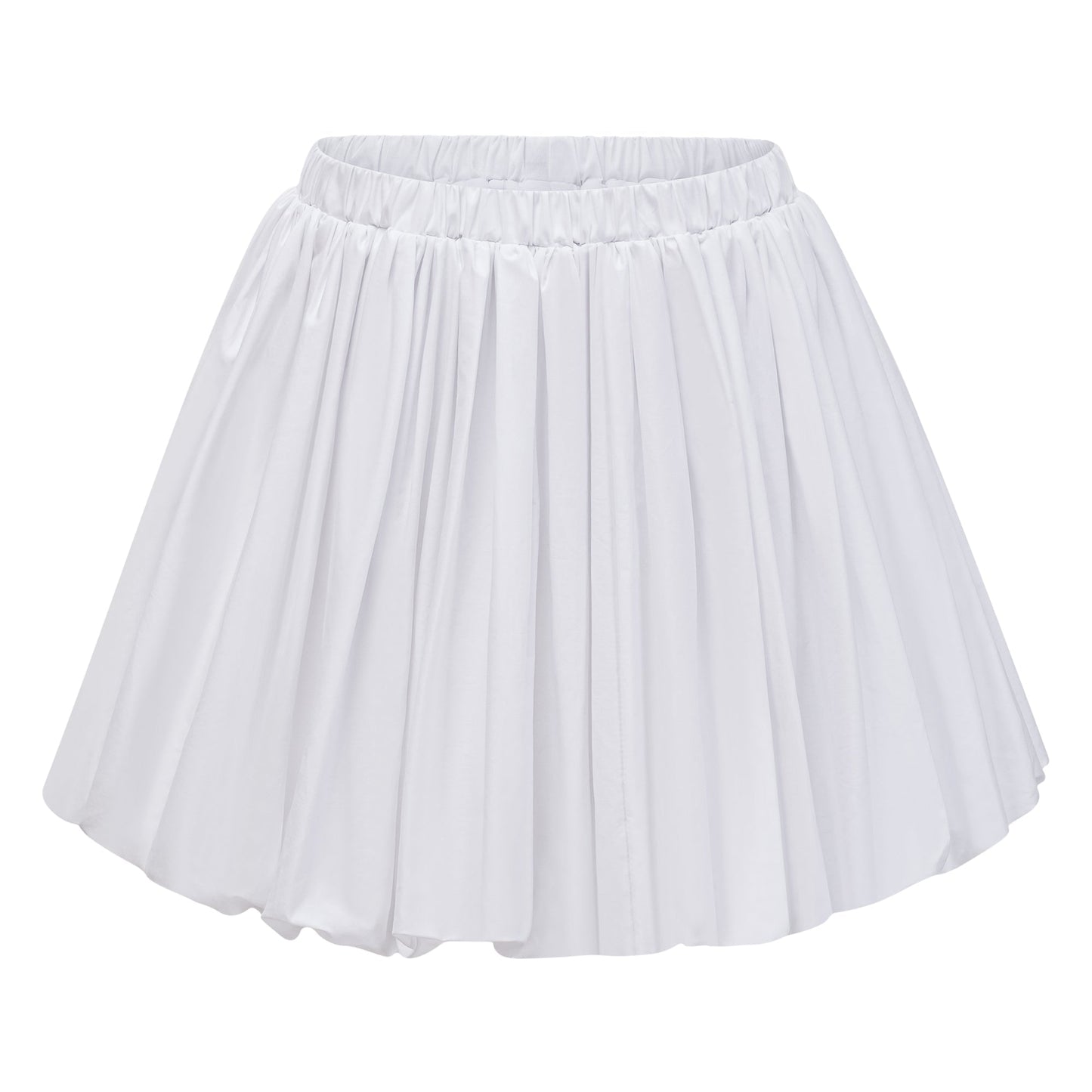 tiffany White off-shoulder Ruched Blouse & Skirt Set