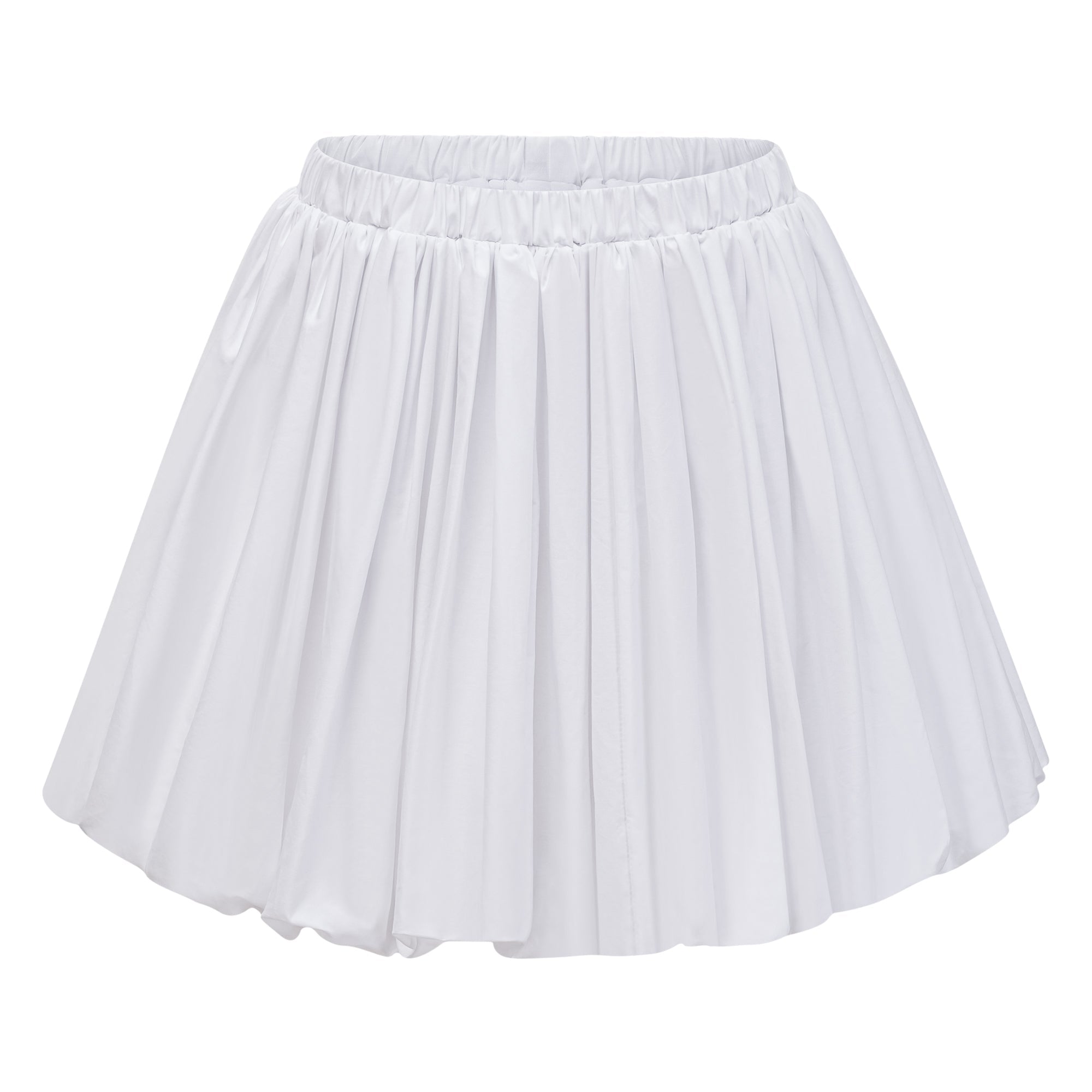 Flowering Girl Women tiffany White off-shoulder Ruched Blouse & Skirt Set