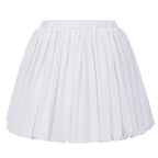 Flowering Girl Women tiffany White off-shoulder Ruched Blouse & Skirt Set