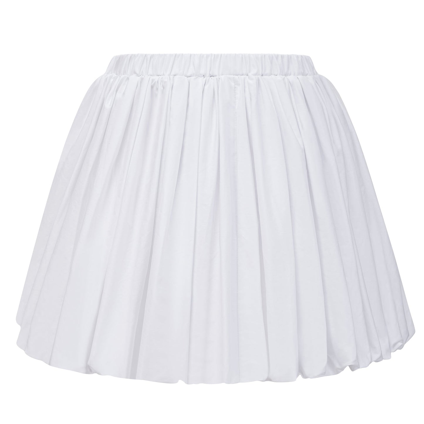 tiffany White off-shoulder Ruched Blouse & Skirt Set