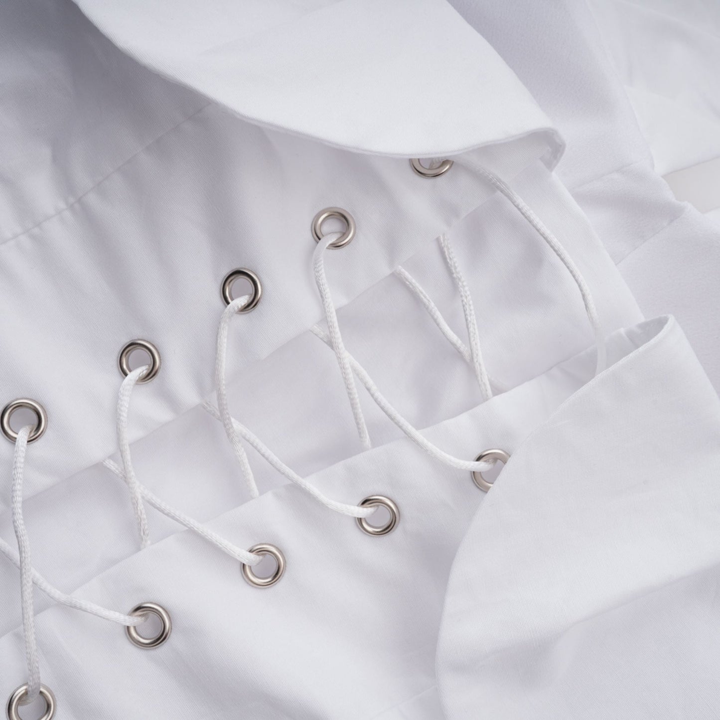 tiffany White off-shoulder Ruched Blouse & Skirt Set