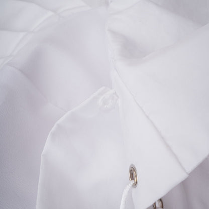 tiffany White off-shoulder Ruched Blouse & Skirt Set