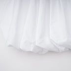 Flowering Girl Women tiffany White off-shoulder Ruched Blouse & Skirt Set