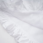 Flowering Girl Women tiffany White off-shoulder Ruched Blouse & Skirt Set