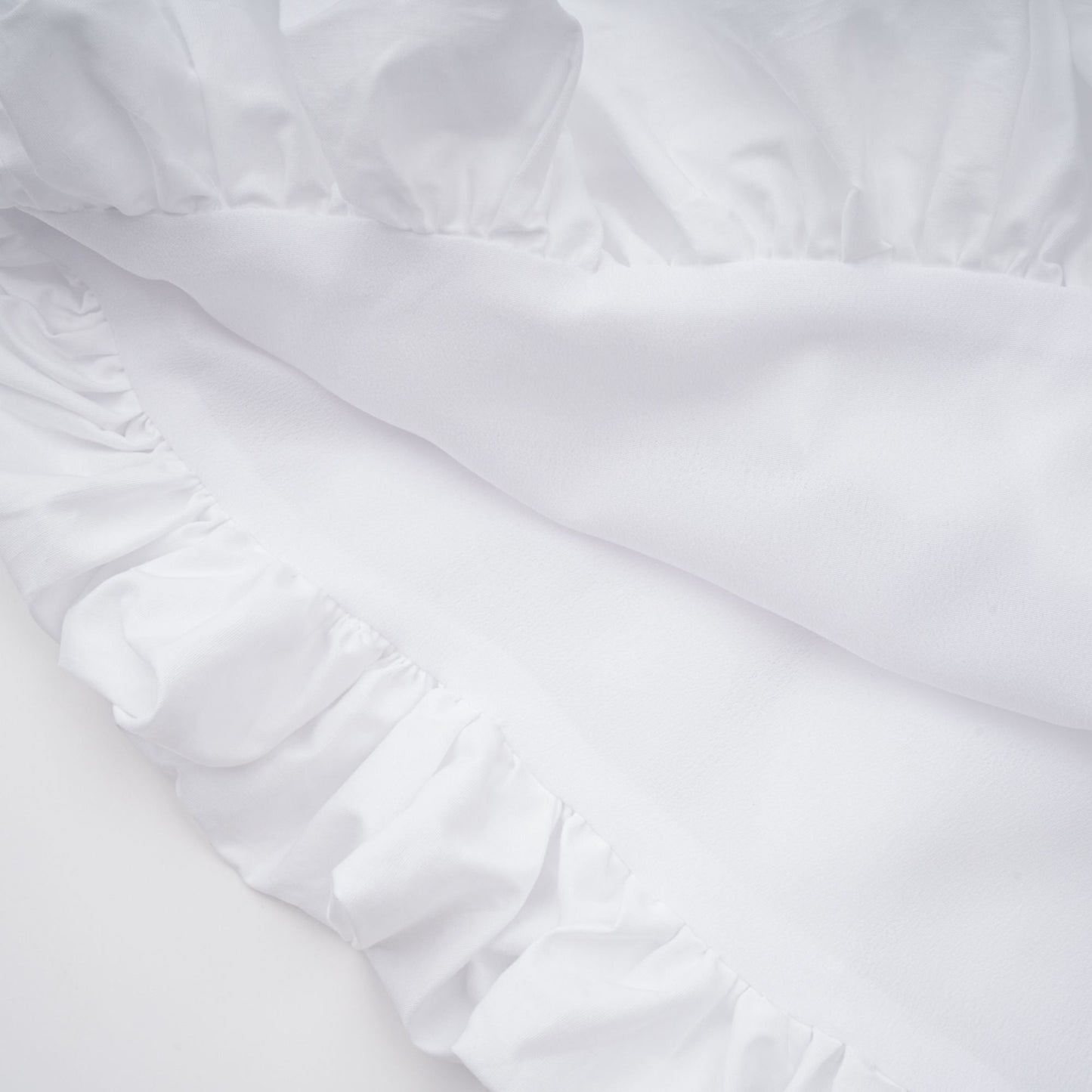 tiffany White off-shoulder Ruched Blouse & Skirt Set