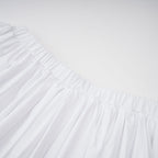 Flowering Girl Women tiffany White off-shoulder Ruched Blouse & Skirt Set
