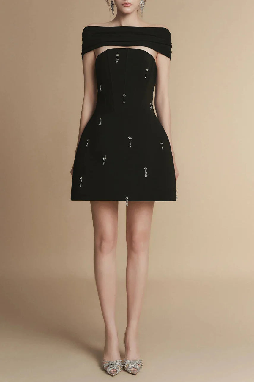 Flowering Girl Women A-Line Sleeveless Polyester Mini Dress