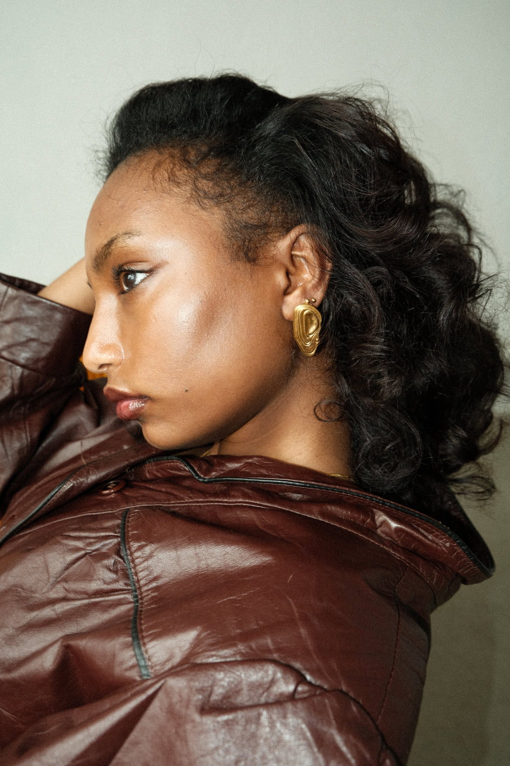 Acacia - Gold Earrings Plating Waterproof