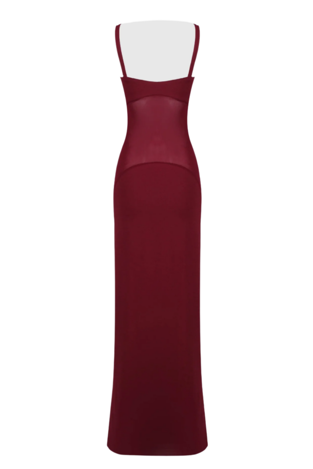 Flowering Girl Women Dajoa Mesh Curve Maxi Dress - Wine