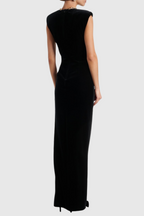 Flowering Girl Women Dalila Velvet Chain-Embellished Maxi Dress