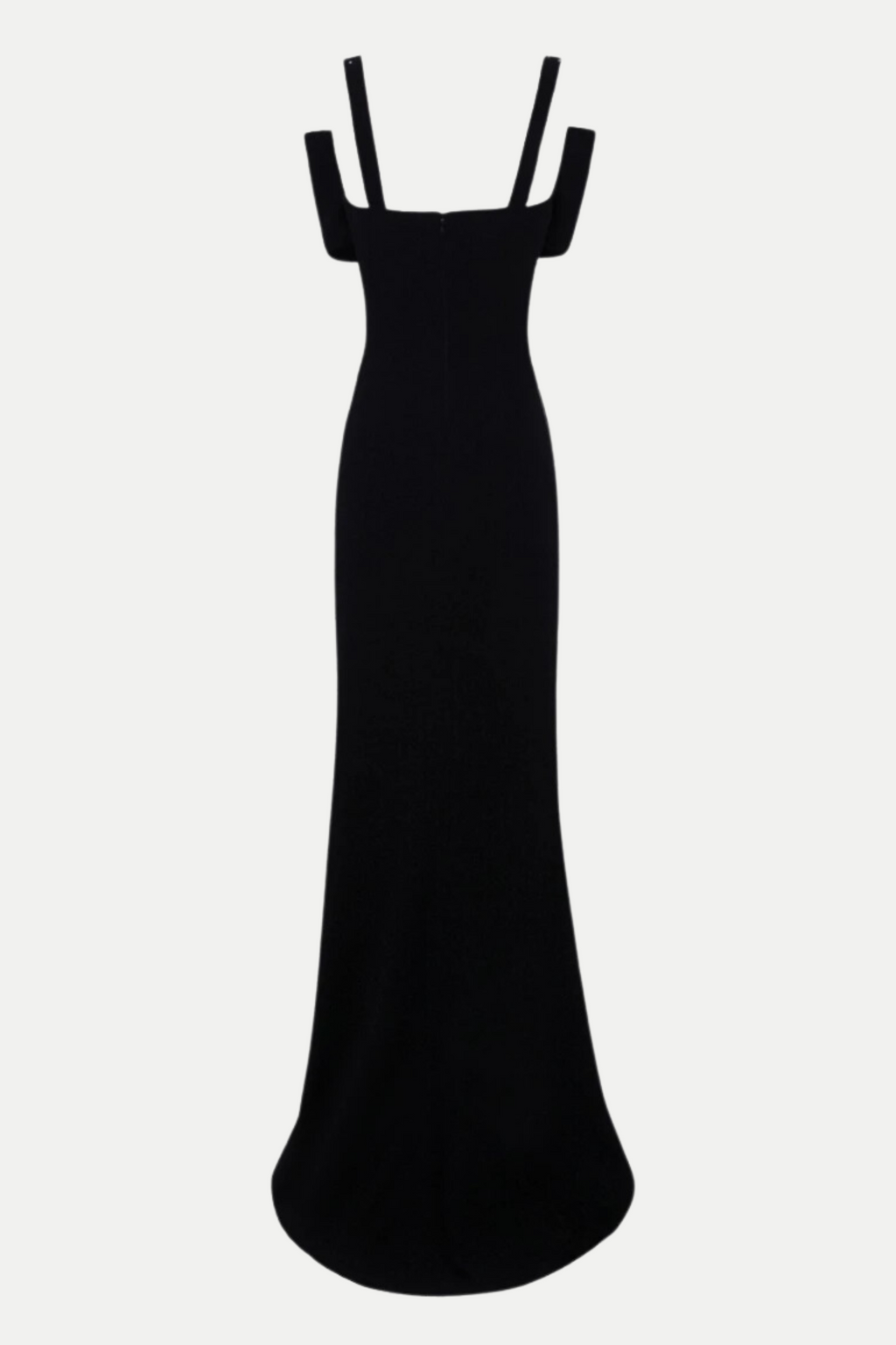 Flowering Girl Women Dancis See-Through Corset Maxi Dress - Black