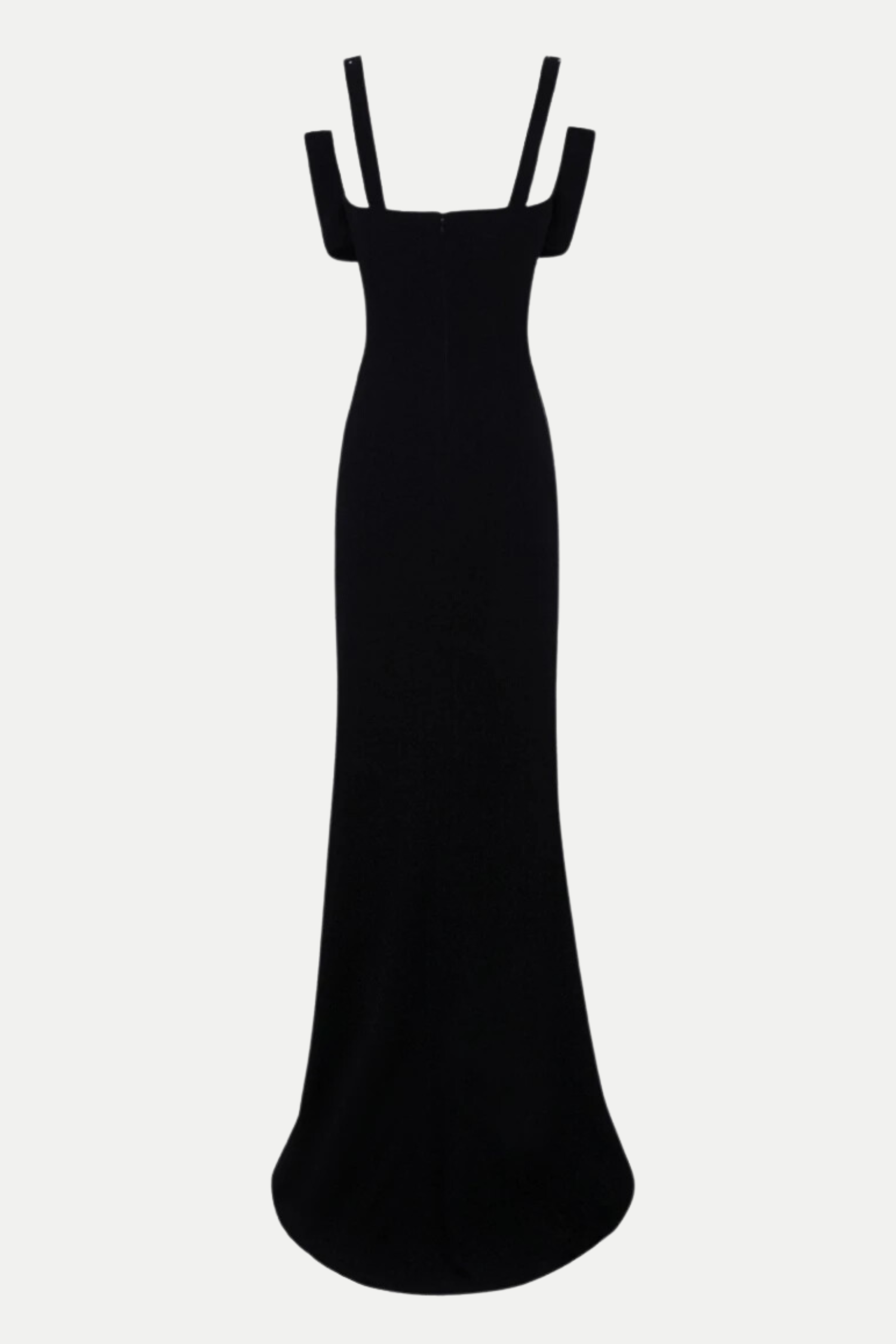 Flowering Girl Women Dancis See-Through Corset Maxi Dress - Black