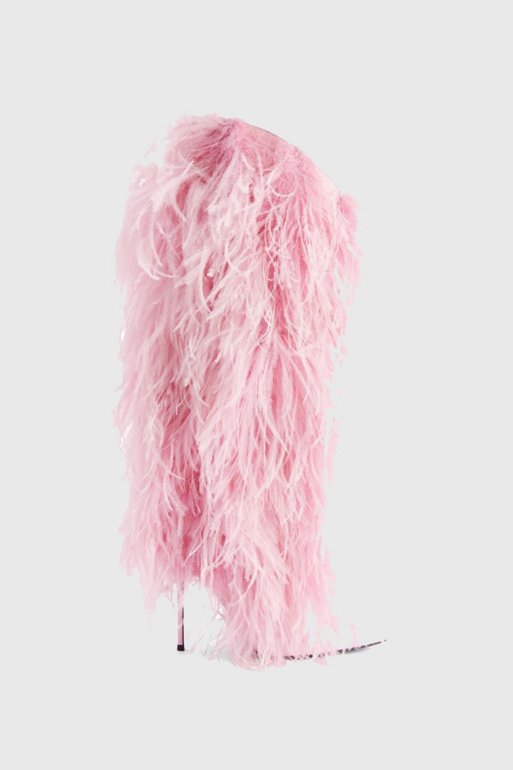 Flowering Girl Women Danica Feather Knee-high Boots - Pink