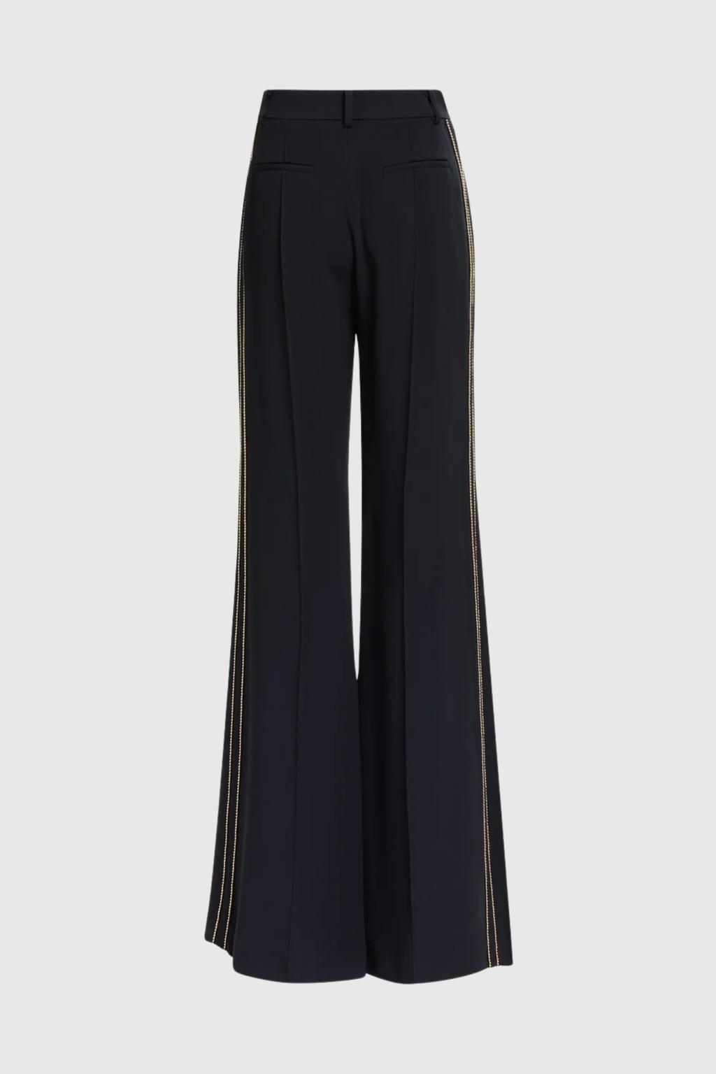 Flowering Girl Women Sandy Trim Embellished Blazer & Pants Set - Black