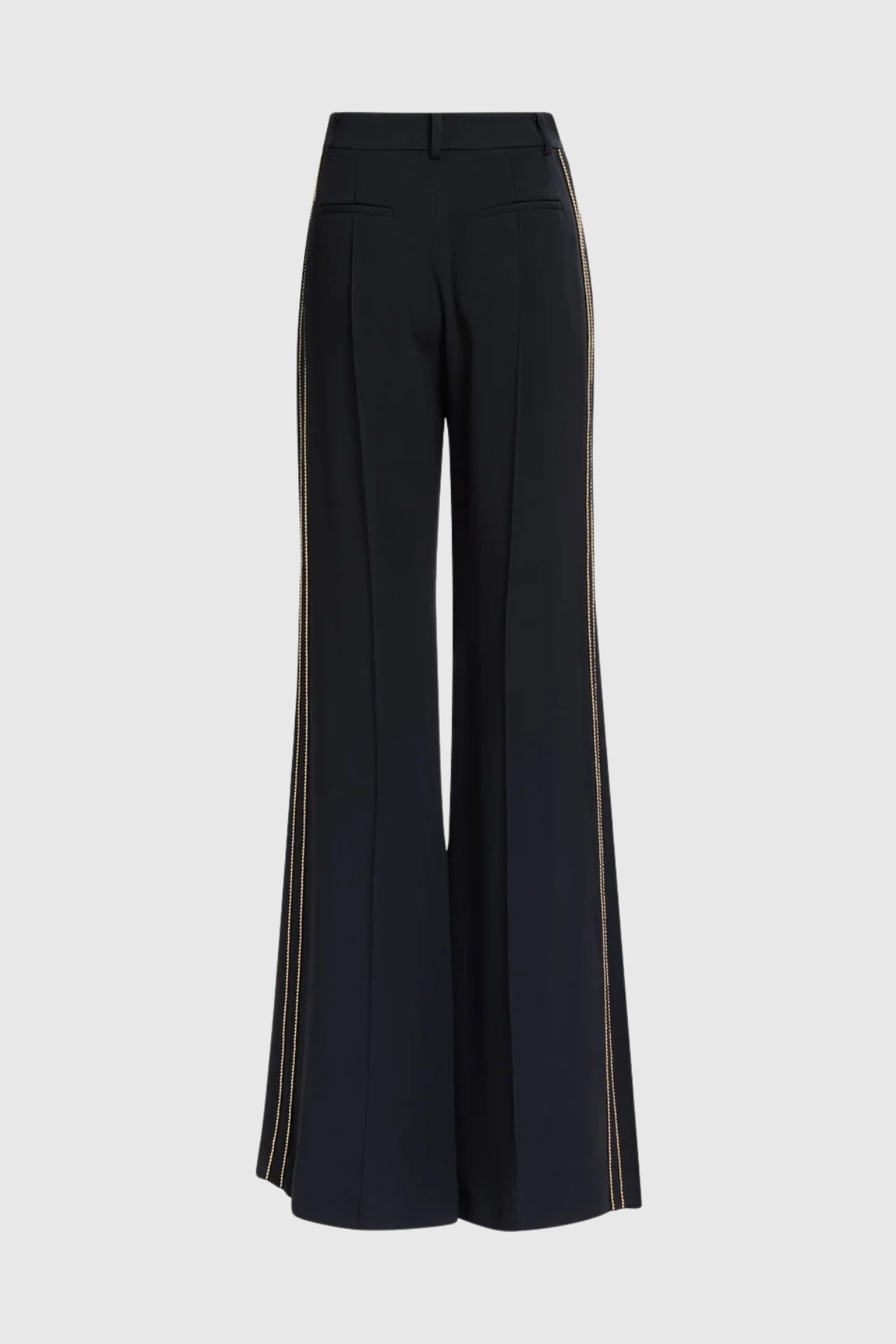 Flowering Girl Women Sandy Trim Embellished Blazer & Pants Set - Black
