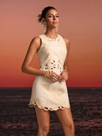 Flowering Girl Women Delrix Sleeveless Cutout Mini Dress