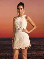 Flowering Girl Women Delrix Sleeveless Cutout Mini Dress
