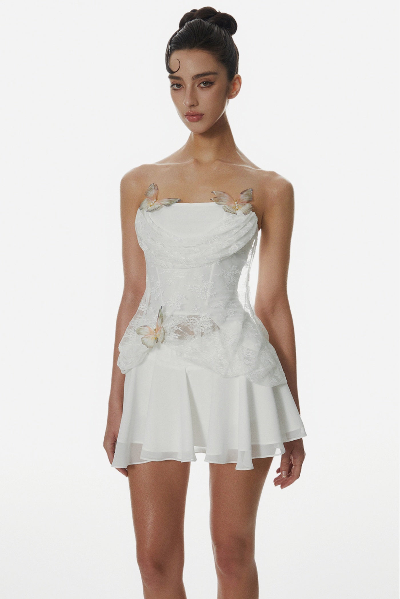 Flowering Girl Women Deneqa Butterfly Lace Corset